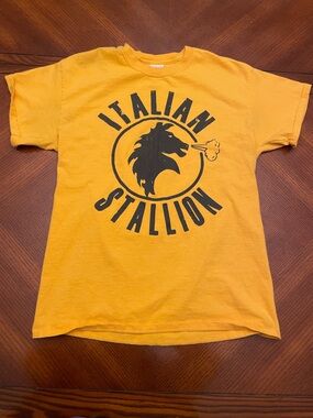 Yellow Italian Stallion Tee